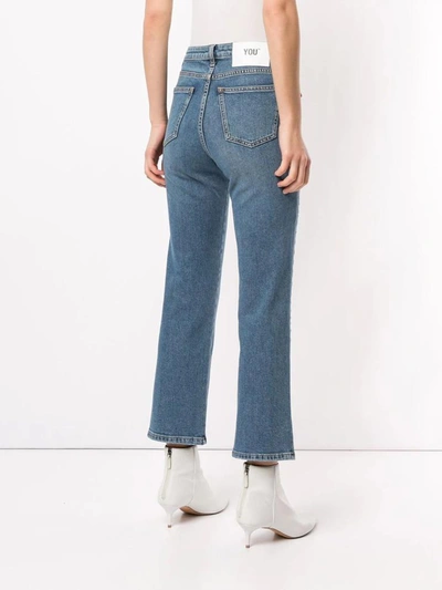 Shop Msgm Jeans In 88