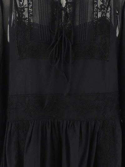 Shop Ermanno Scervino Dresses In Nero