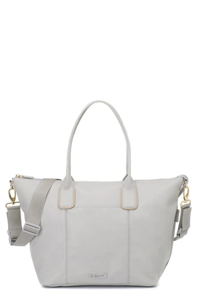 Shop Babymel Roxy Diaper Bag In Pale Grey