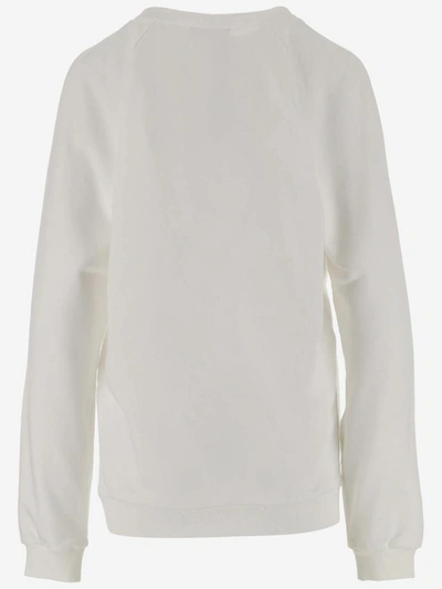 Shop Balmain Sweaters In Blanc/rouge