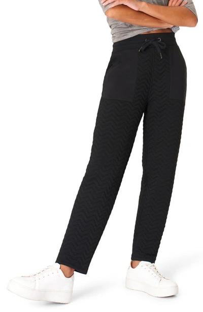 Shop Sweaty Betty Ramble Quilted Pants In Black