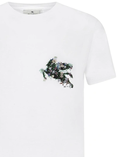Shop Etro T-shirts And Polos White