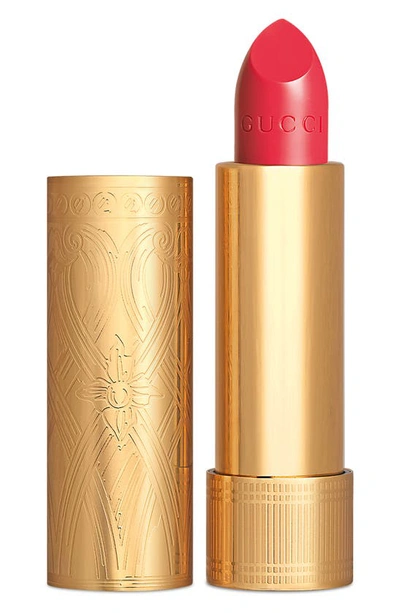 Shop Gucci Rouge À Lèvres Satin Lipstick In Mae Coral