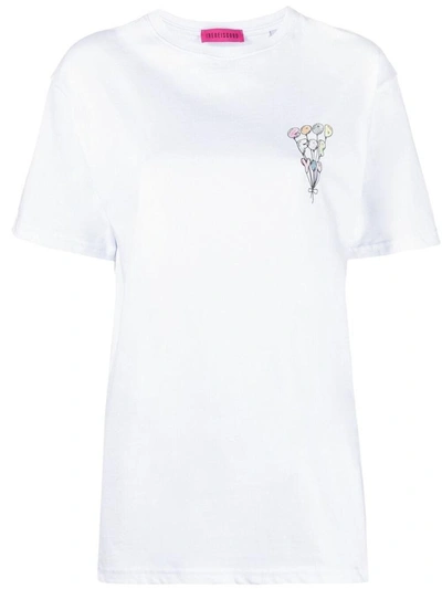 Shop Ireneisgood Cotton T-shirt With Print In White