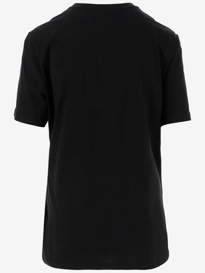 Shop Versace T-shirts And Polos In Nero - Bianco