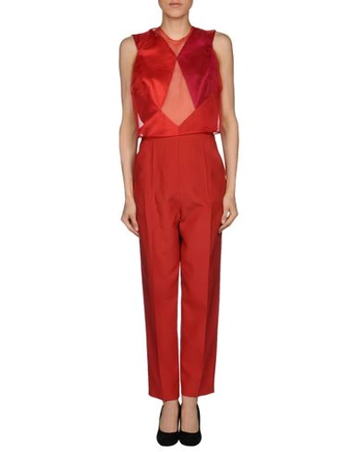 Barbara Casasola Overalls In Red