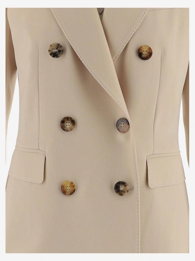 Shop Alberto Biani Jackets In Beige