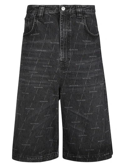 Shop Balenciaga Shorts Black