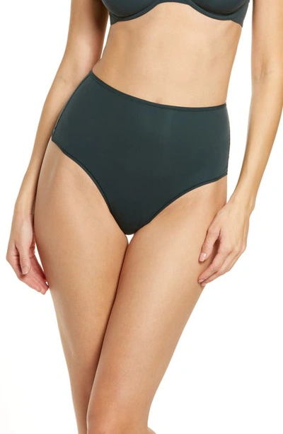 Shop Skims Fits Everybody High Waist Thong In Cypress
