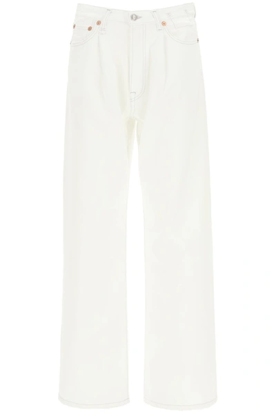 Shop R13 Damon Jeans With Darts In Holden White