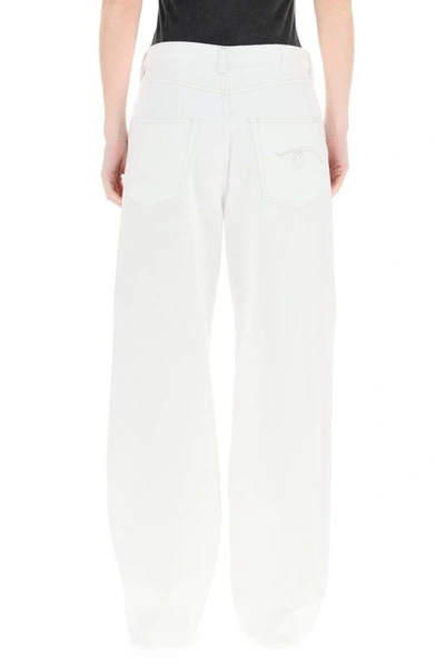 Shop R13 Damon Jeans With Darts In Holden White