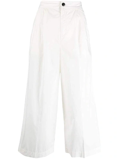 Shop Woolrich Trousers White