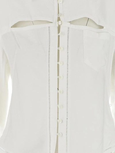 Shop Jacquemus Shirts In Bianco