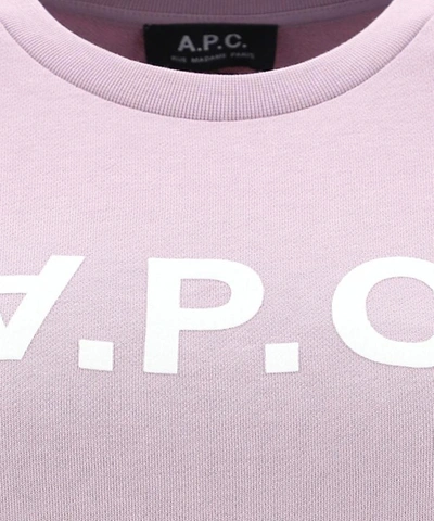 Shop Apc "viva" Sweatshirt In Purple