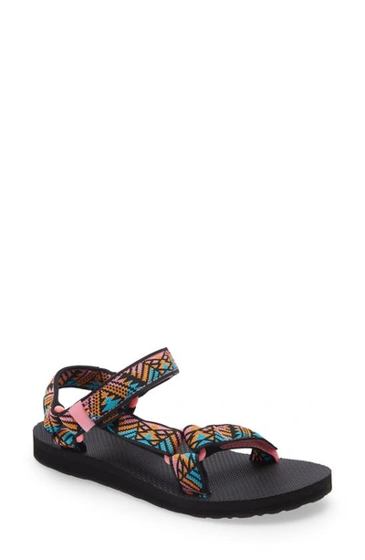 Shop Teva Original Universal Sandal In Boomerang Pink Lemonade