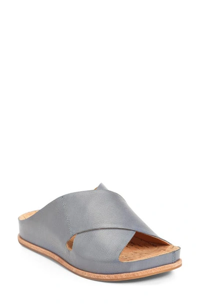 Shop Kork-easer Tutsi Slide Sandal In Navy Leather