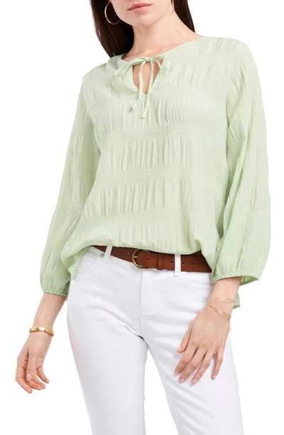 Shop Vince Camuto Smocked Blouse In Soft Meadow