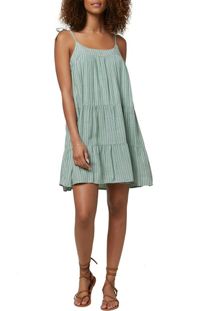 Shop O'neill Tana Woven Tank Dress In Moss