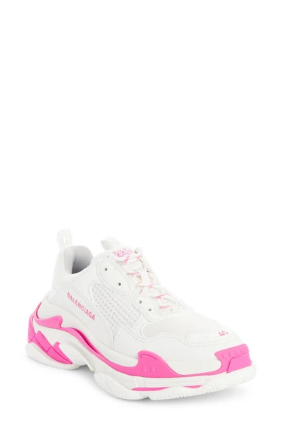 Shop Balenciaga Triple S Sneaker In Pink