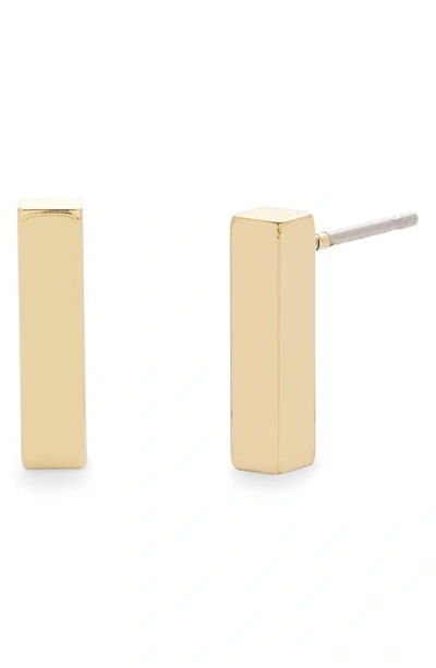 Shop Brook & York Brook And York Casey Bar Stud Earrings In Gold