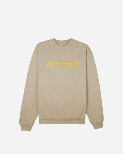 Shop Sporty And Rich Science Crewneck In Brown