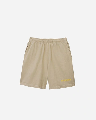 Shop Sporty And Rich Science Shorts In Brown