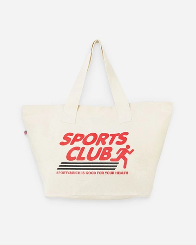 Shop Sporty And Rich Sports Club Tote Bag