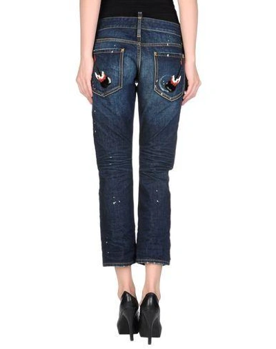 Shop Dsquared2 Denim Pants In Blue