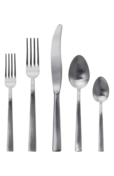 Shop Mepra Levantina 5-piece Place Setting In Brushed Stainless Steel