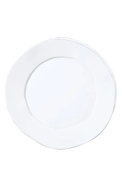 Vietri Lastra Collection Pasta Bowl In White