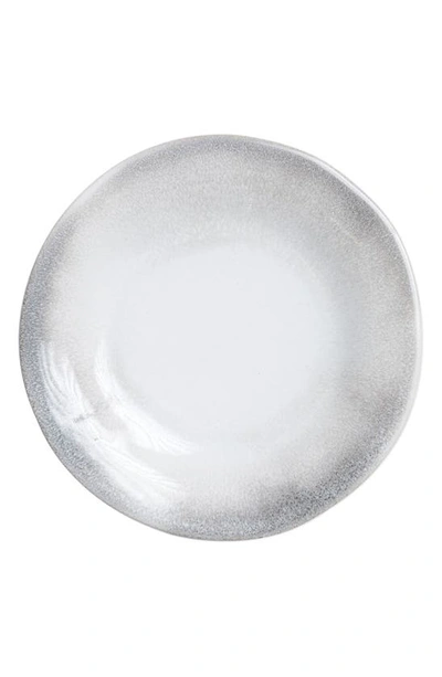 Shop Vietri Aurora Stoneware Dinner Plate In Ash