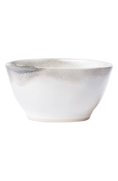 Shop Vietri Aurora Stoneware Cereal Bowl In Ash
