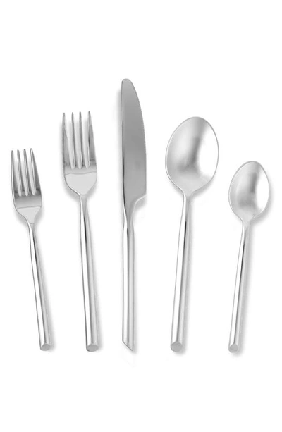 Shop Fortessa Capri 5-piece Place Setting In Silver