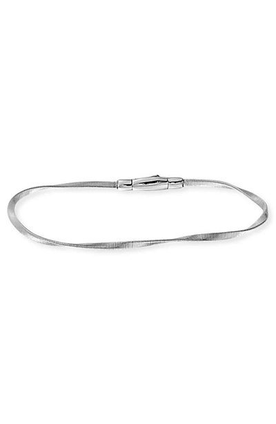 Shop Marco Bicego 'marrakech' Single Strand Bracelet In White Gold