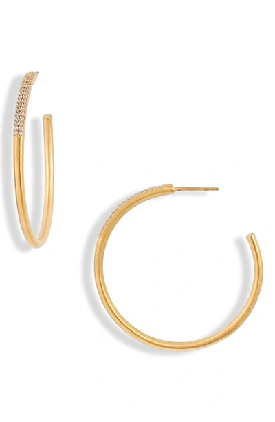 Shop Dean Davidson Signature Pavé Hoop Earrings In Gold