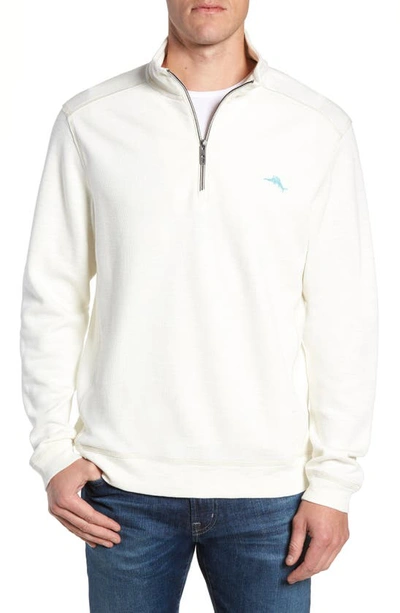 Shop Tommy Bahama Tobago Bay Half Zip Pullover In Coconut