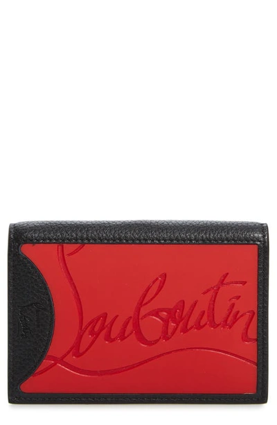 Shop Christian Louboutin Card Holder In Red