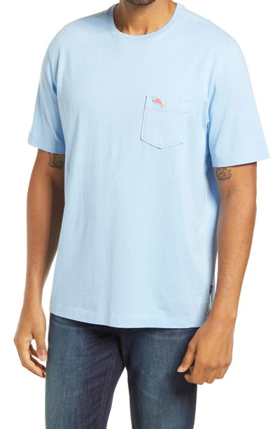 Shop Tommy Bahama 'new Bali Sky' Original Fit Crewneck Pocket T-shirt In Light Sky