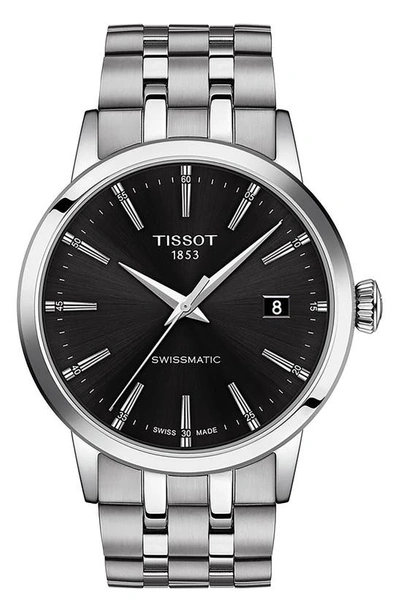 Shop Tissot Classic Dream Automatic Bracelet Watch, 42mm In Black