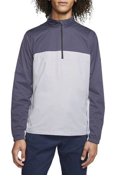 Shop Nike Shield Victory Half-zip Golf Jacket In Gridiron Sky Grey