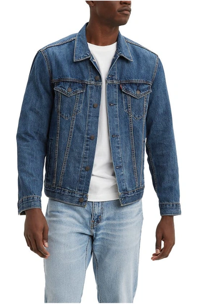 Shop Levi's ® Premium Trucker Denim Jacket In Mayze