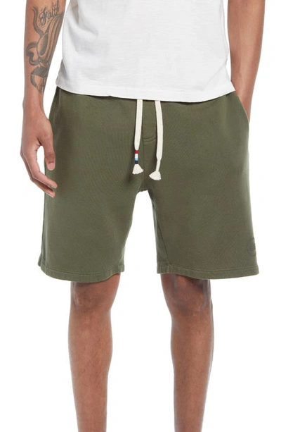 Shop Sol Angeles Waves Drawstring Shorts In Olive