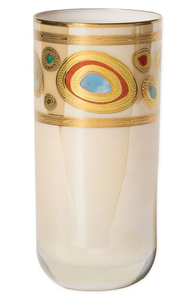 Shop Vietri Regalia Highball Glass In Cream