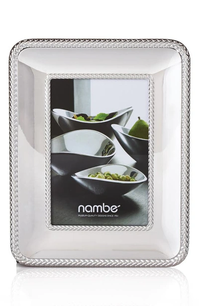 Shop Nambe Braid Chrome Picture Frame In Silver