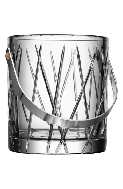 Shop Orrefors City Crystal Ice Bucket In Clear