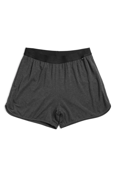 Shop Tomboyx Stretch Modal Sleep Shorts In Modal Charcoal