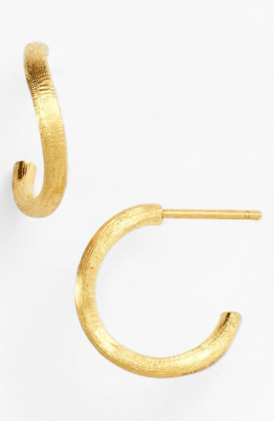 Shop Marco Bicego 'delicati' Hoop Earrings In Yellow Gold