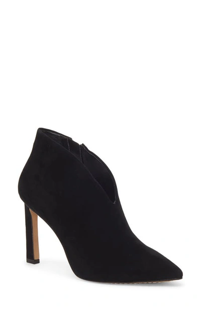 Shop Vince Camuto Sestrind Bootie In Black Suede