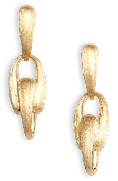 Shop Marco Bicego Lucia 18k Yellow Gold Link Drop Earrings