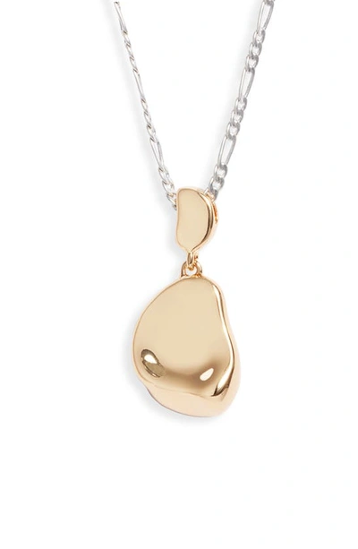 Shop Jenny Bird Thea Pendant Necklace In Gold/ Silver